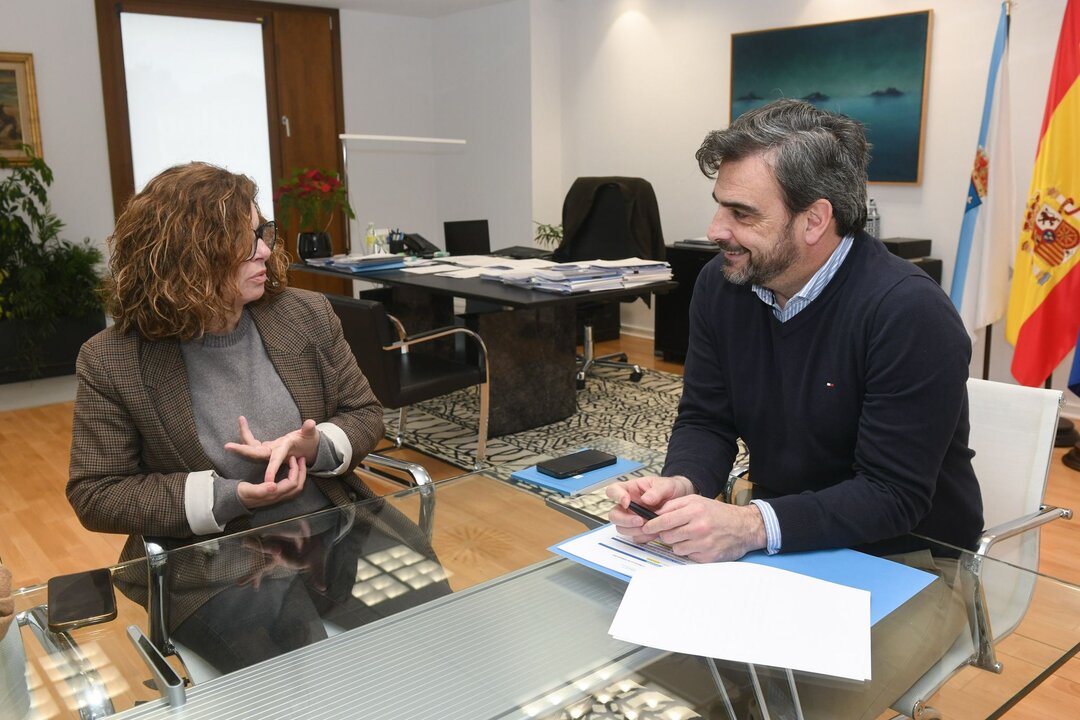 Susana Vázquez e Diego Calvo.