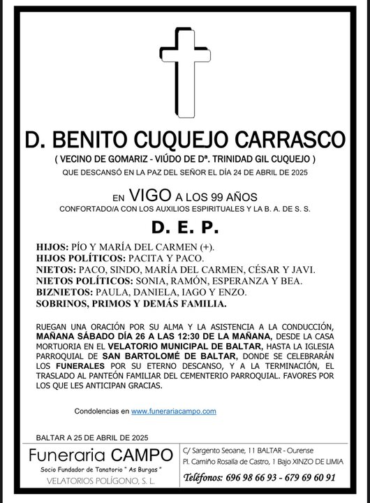 Benito Cuquejo Carrasco