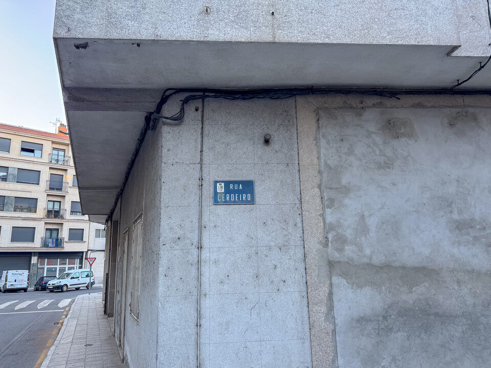 Rúa Cerdeira en Xinzo de Limia.