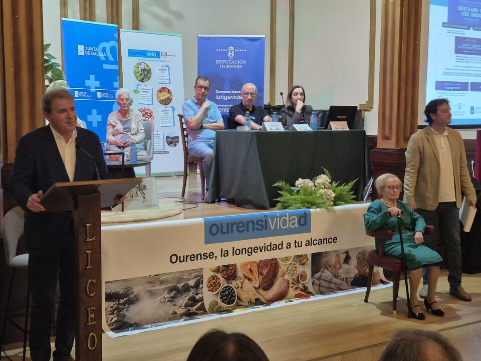 Manuel Pardo en el 3º Aniversario Ourensividad.