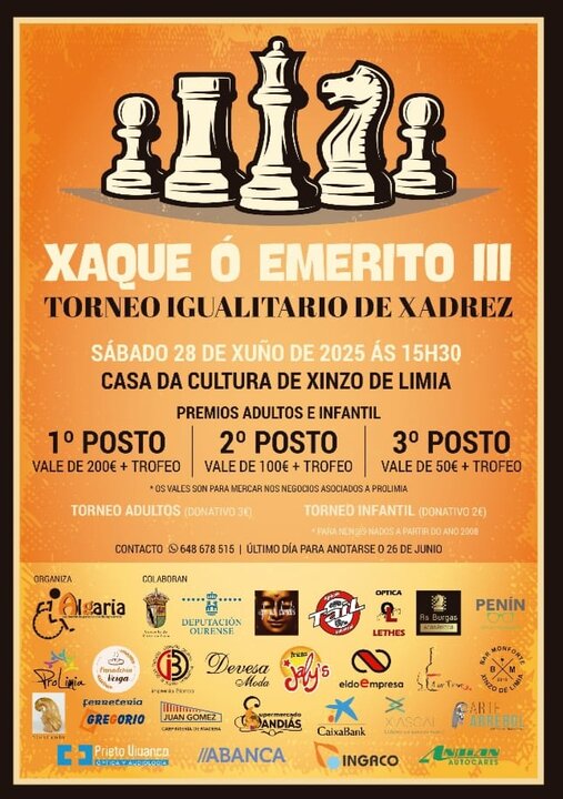 Xaque ó Emerito III en Xinzo de Limia.