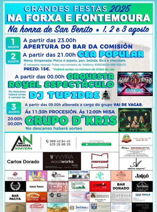 Festas da Forxa e Fontemoura.