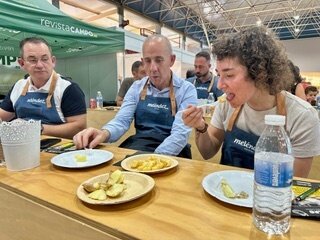 Primeira cata de patacas en Alimagro.
