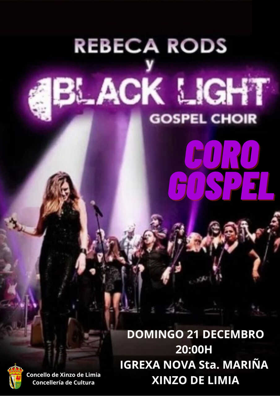 Rebeca Rods y Black Light Gospel Choir.