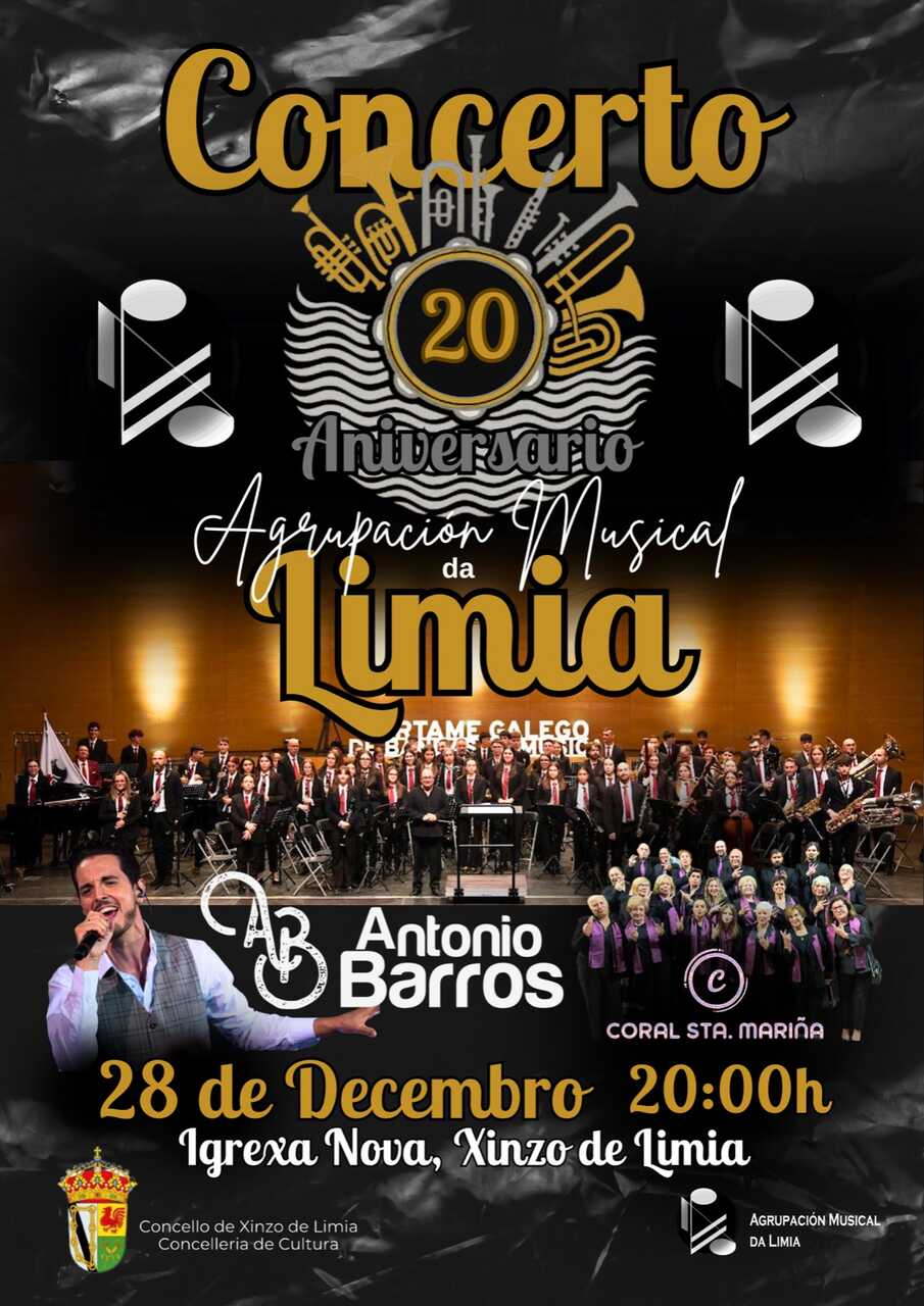 Concerto 20 aniversario da Agrupación Musical da Limia.