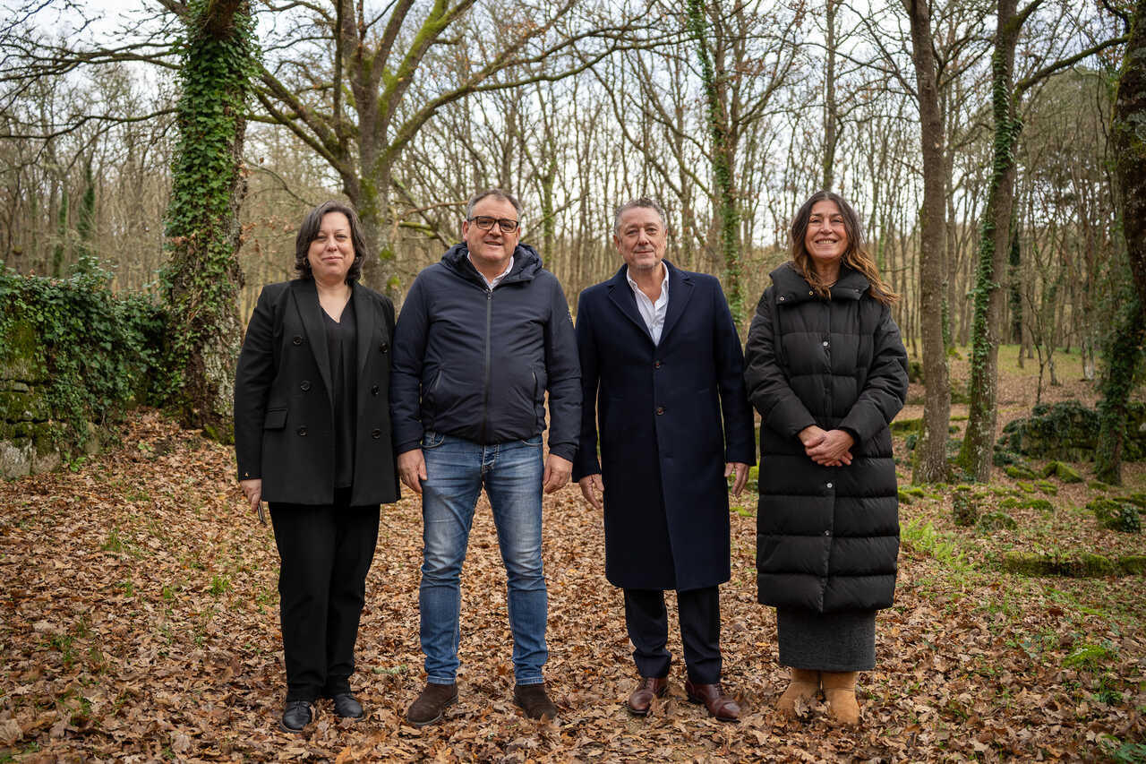 Silvia Blanco, Amador Díaz, Venancio Salcines y Marga Borreguero.