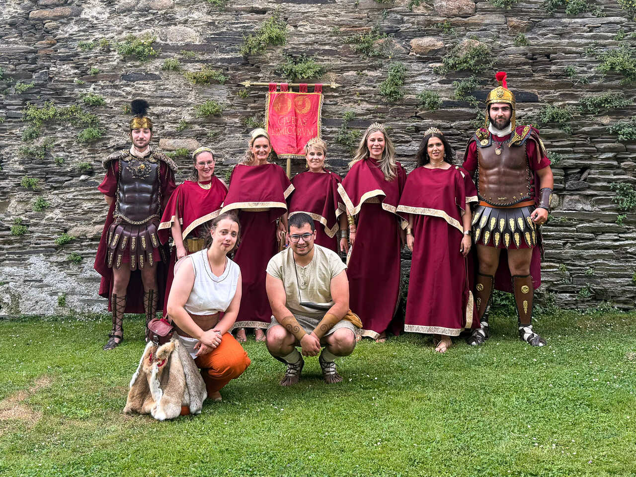 Xinzo estivo presente no Arde Lucus: a Civitas Limicorum celebra os 25 anos da festa lucense