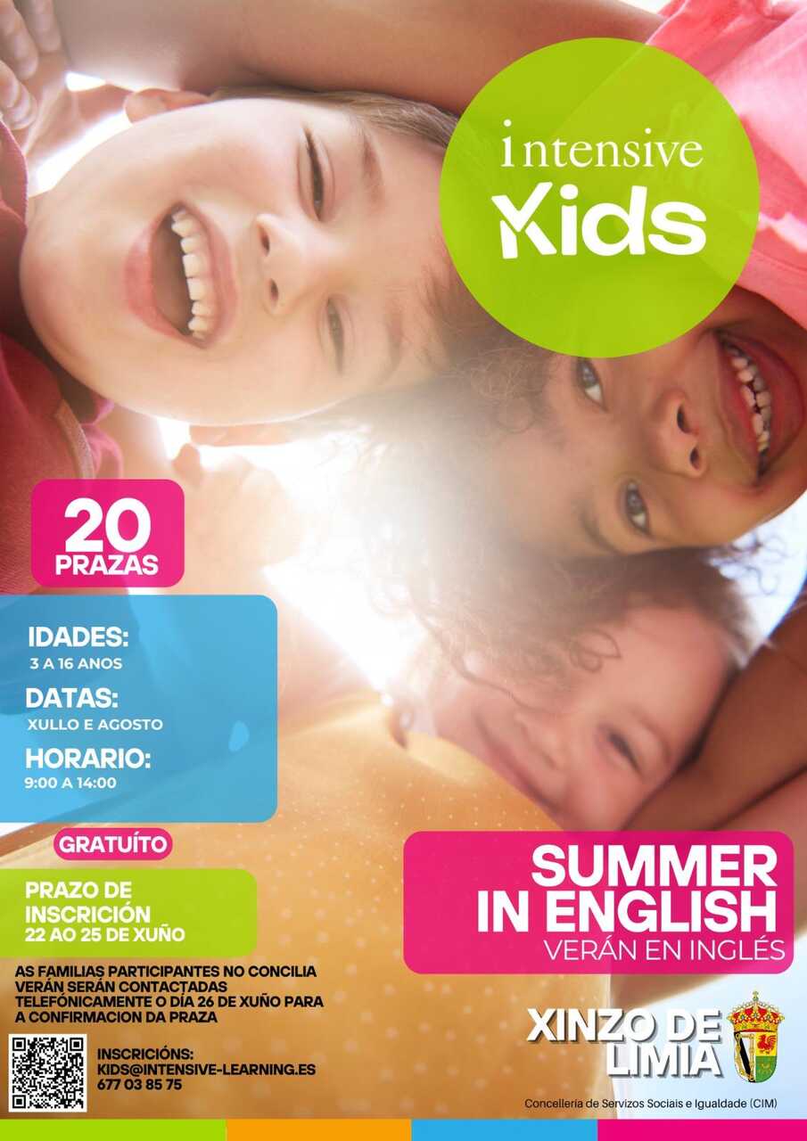 Abierto el plazo para inscribirse en el programa gratuito Summer in English | NOTICIAS XINZO