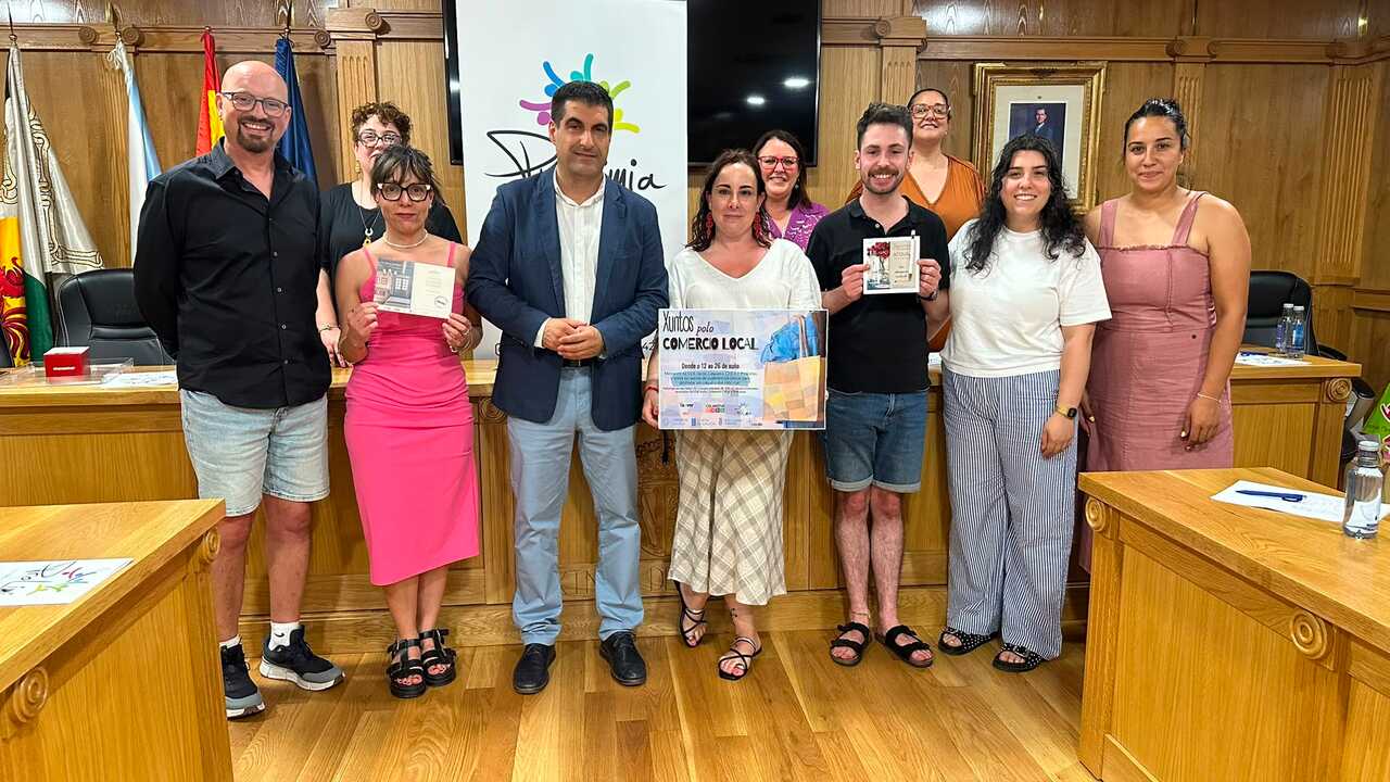 Prolimia, Celanova Chea e Aever Verín no sorteo da campaña conxunta de comercio local.