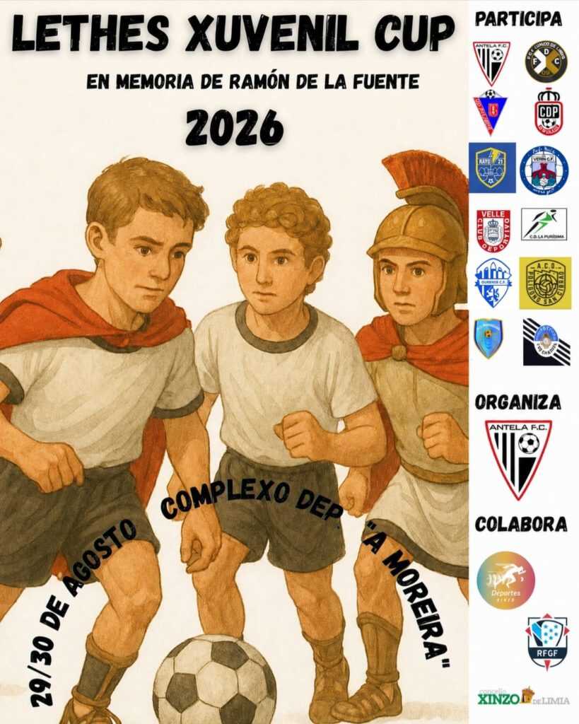 Cartel de la segunda edición de la Lethes Cup Juvenil, Memorial Ramón De la Fuente.
